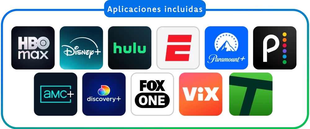 Obtén más de $100 al mes en aplicaciones incluidas