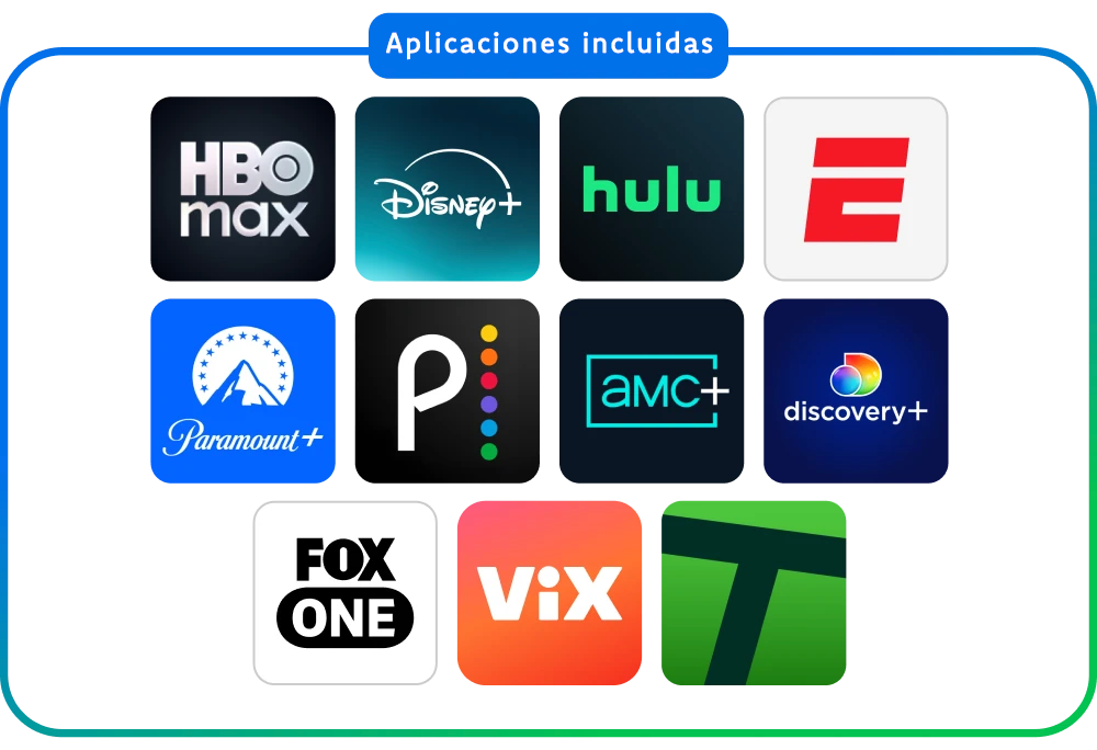 TV por cable, aplicaciones de streaming