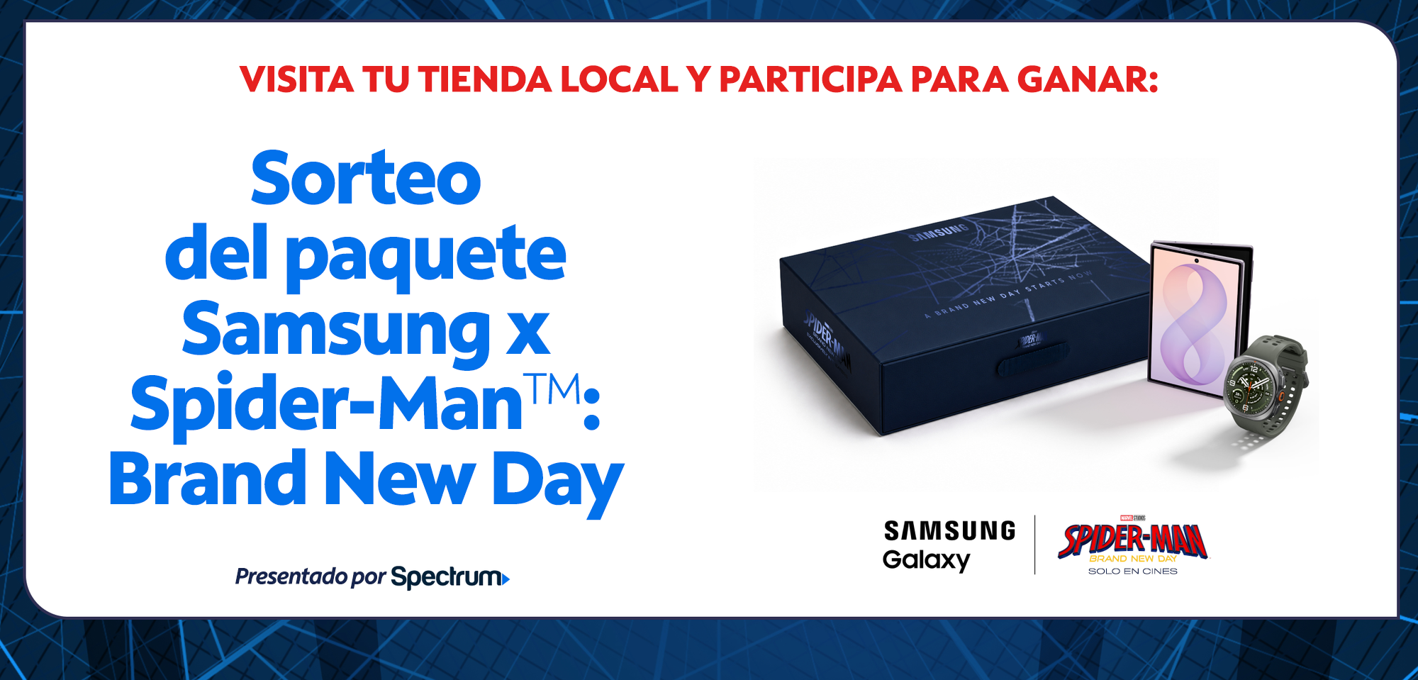 Anuncio del sorteo de Spiderman