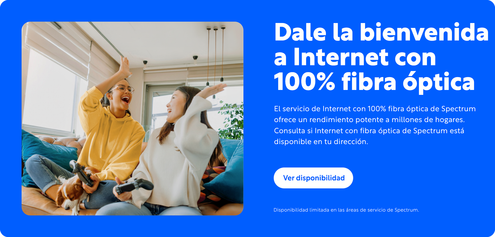 Anuncio de 100% fibra