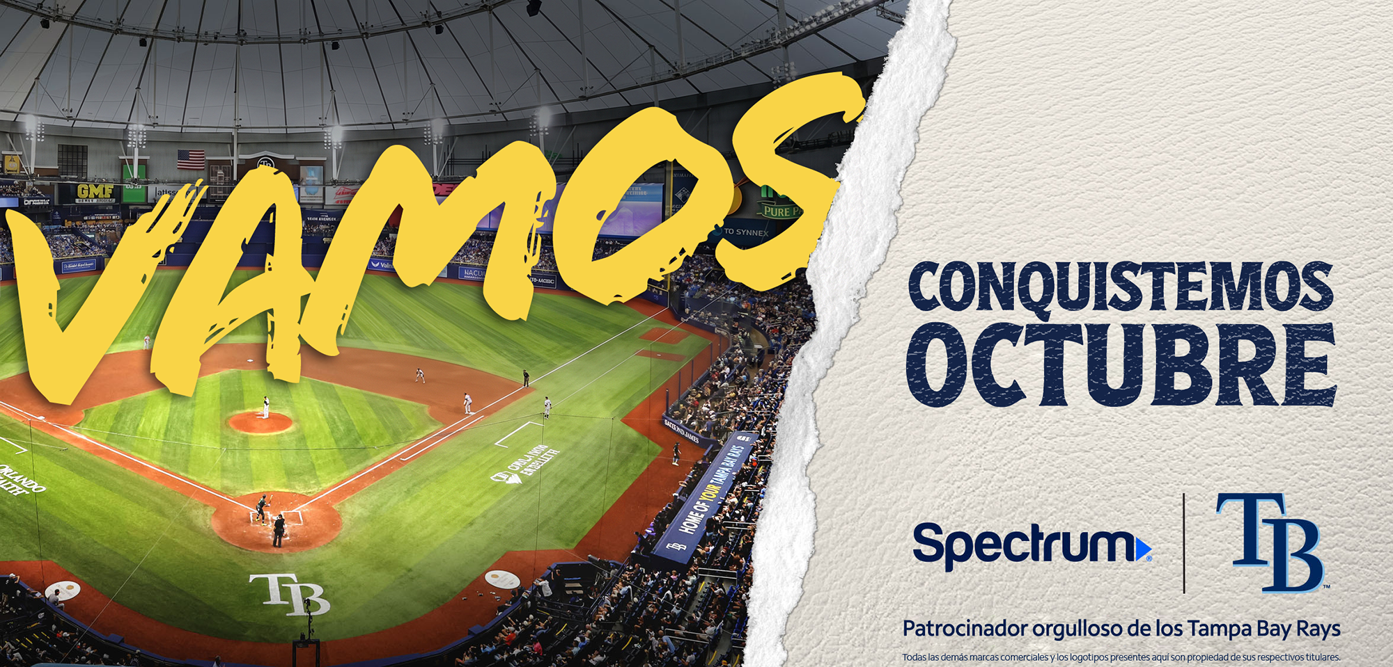 MLB Playoff Banner Tampa Bay